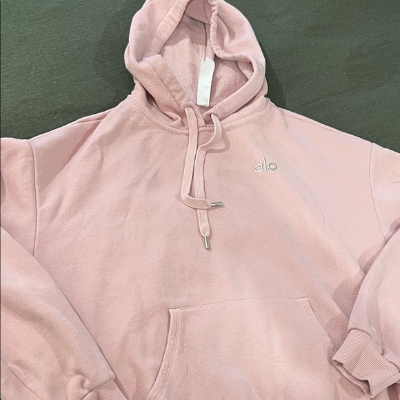ALO Yoga Accolade Hoodie Ballet Pink Size Small - Picture 3 of 5